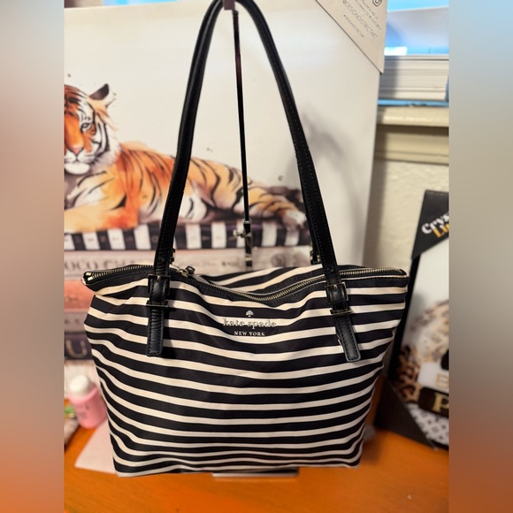 kate spade Handbags - Kate Spade Watson Lane Maya Nylon Striped Tote